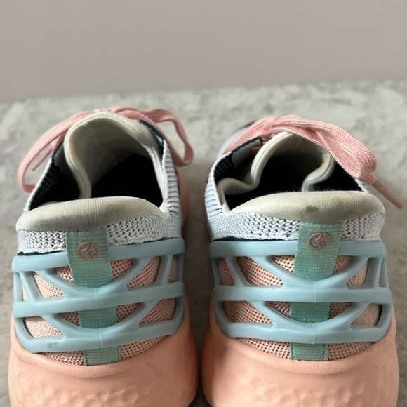 Kizik Athens Bahama Hands Free Shoes Mens 8.5 / Womens Sz 10 pink blue navy - Picture 5 of 8